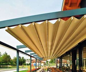 Bodrum Raylı Katlamalı Tente